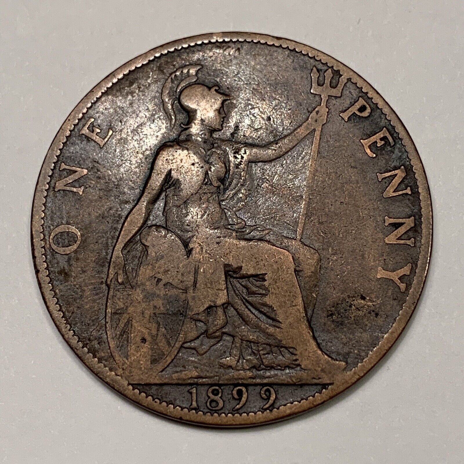 1800s And 1900s Coin - Great Britain One Penny   FREE SHIPPING