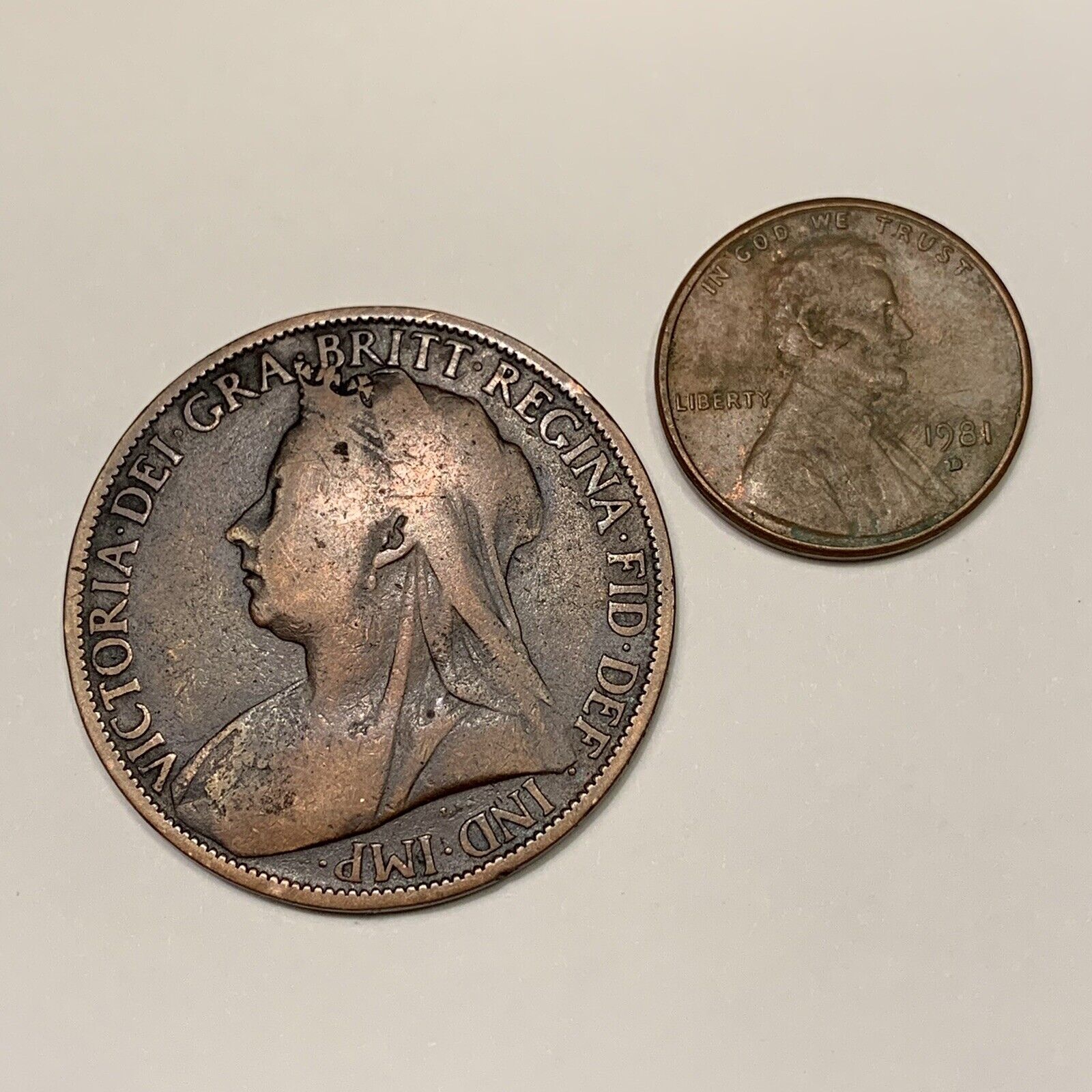 1800s And 1900s Coin - Great Britain One Penny   FREE SHIPPING