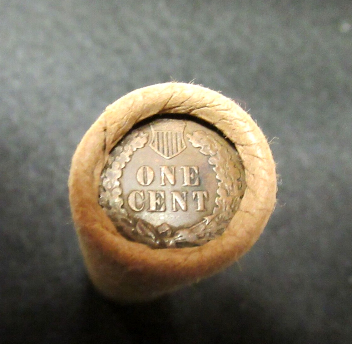 INDIAN HEAD CENT PENNY ROLL/LOT FROM INSOLVENT ROCK RIVER WY. BANK RLC