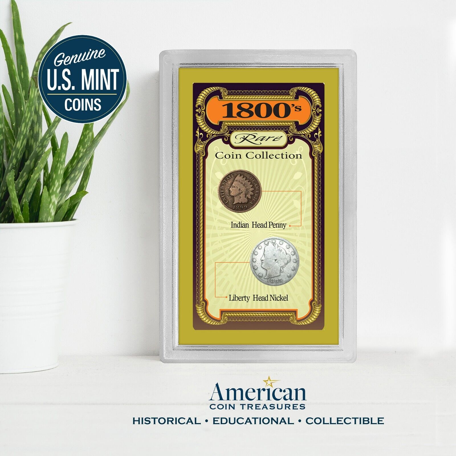 NEW American Coin Treasures 1800's Rare Coin Collection 1634