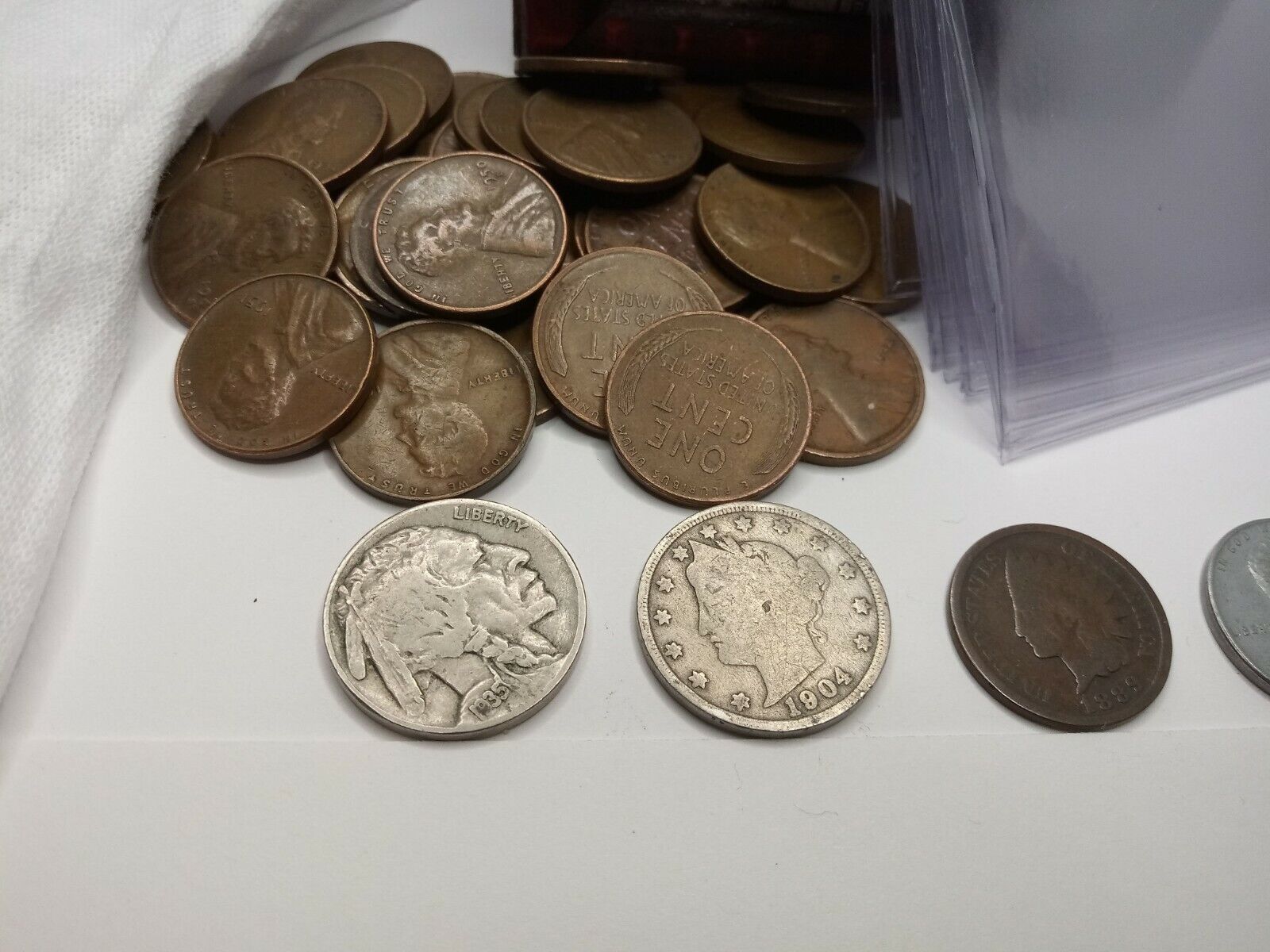 Coin Collecting Starter Kit - 35 coins, 1800s penny, silver, old nickels +more