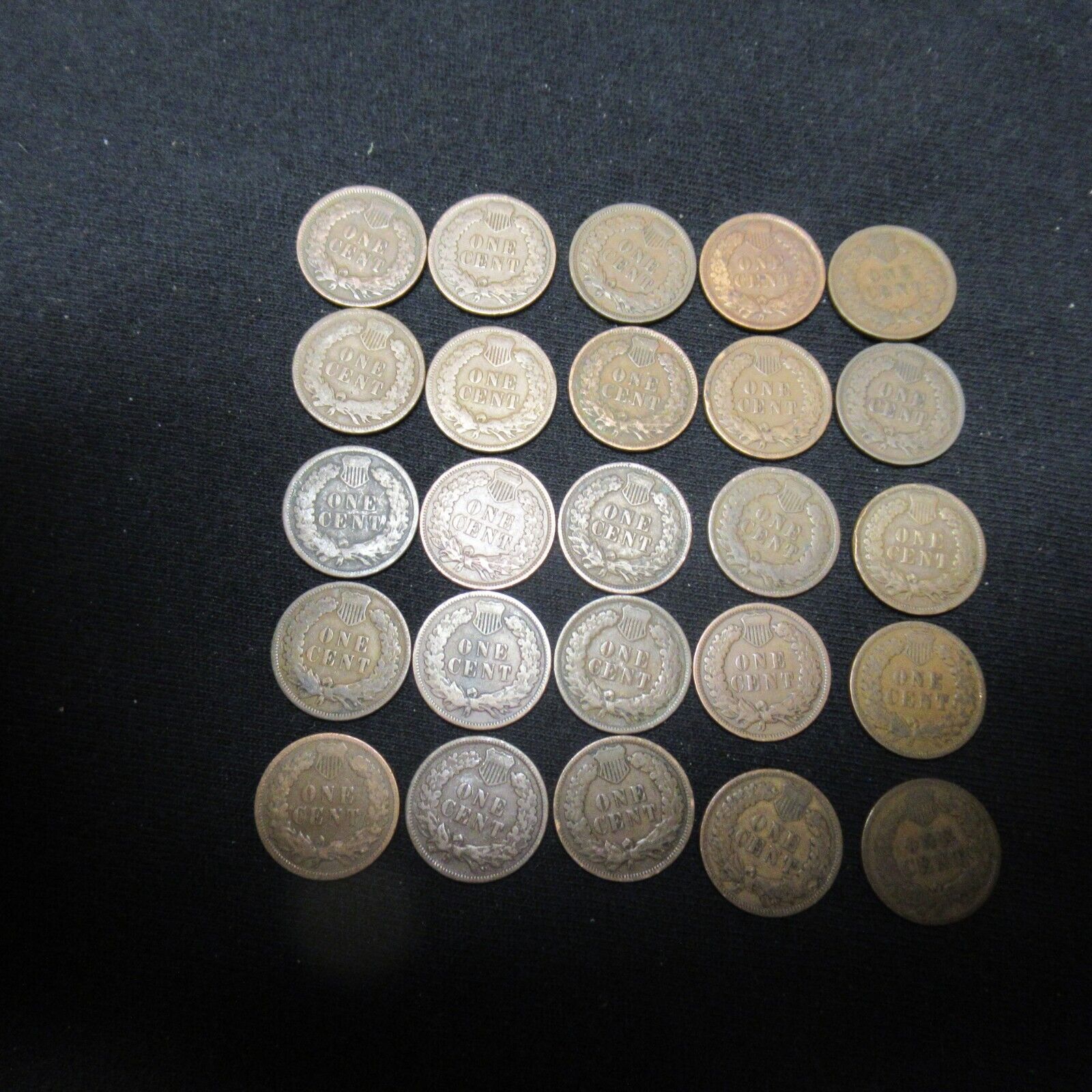 INDIAN HEAD CENT PENNY ROLL/LOT FROM INSOLVENT ROCK RIVER WY. BANK RLC
