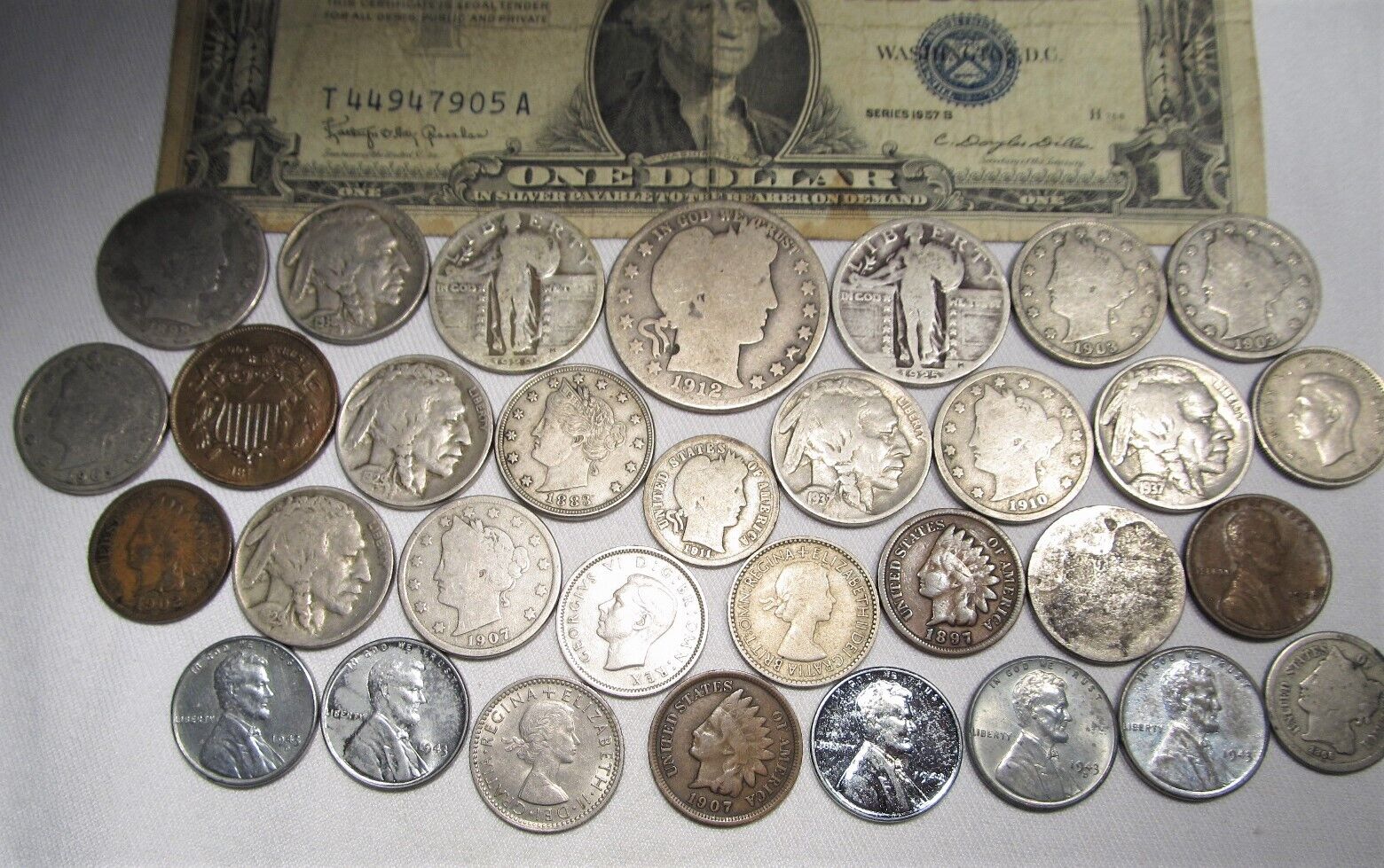 Old Vintage Horde US Coin & Silver Lot 1860’s - 1900’s Lot BCL3