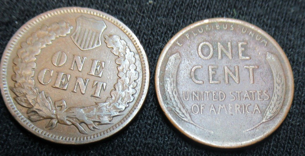 INDIAN HEAD AND WHEAT CENT PENNY ROLL  50 COIN LOT/ROLL ESTATE COIN COLLECTION