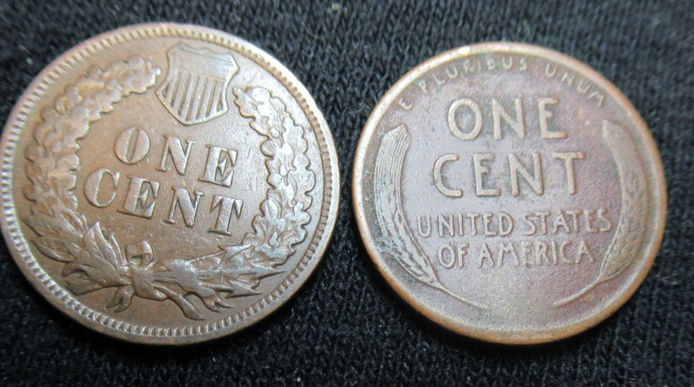 INDIAN HEAD AND WHEAT CENT PENNY ROLL  50 COIN LOT/ROLL ESTATE COIN COLLECTION