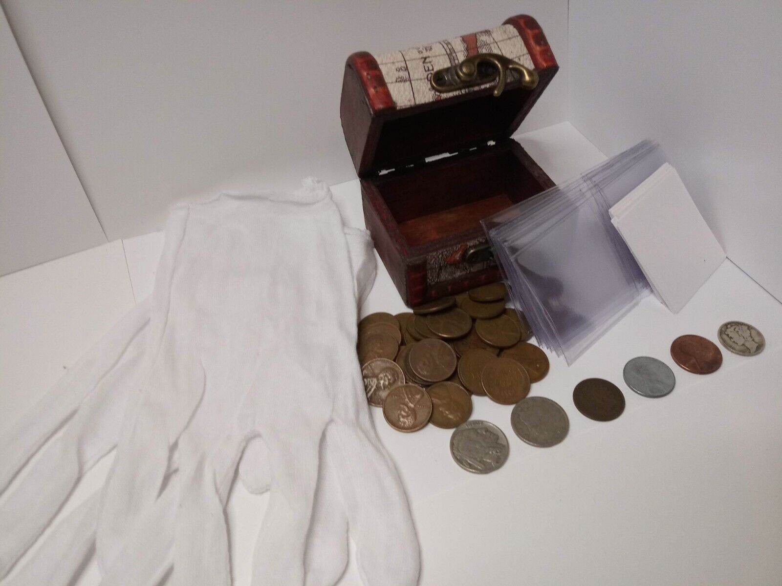 Coin Collecting Starter Kit - 35 coins, 1800s penny, silver, old nickels +more