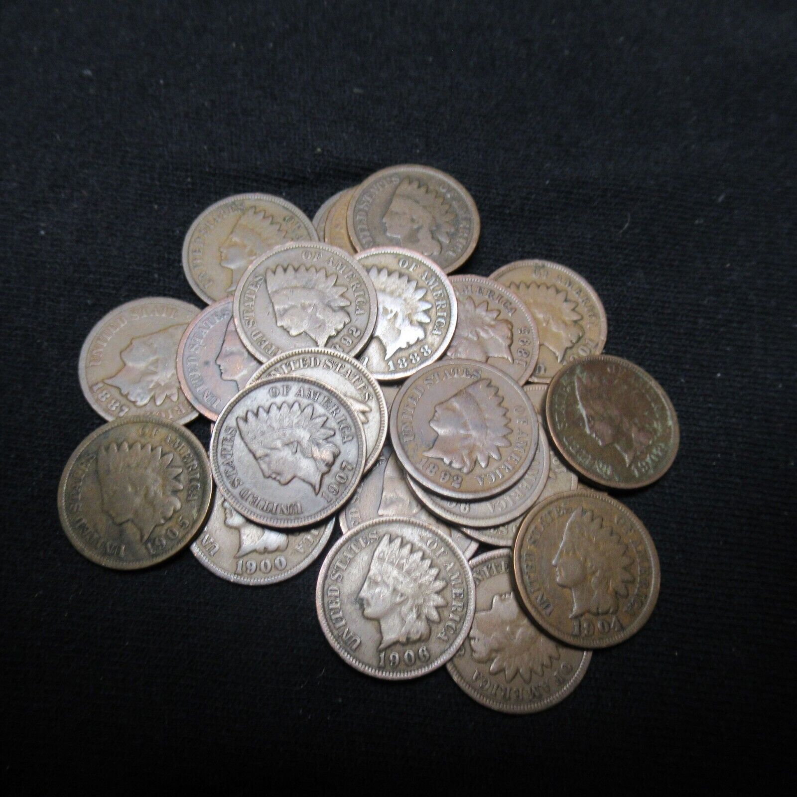 INDIAN HEAD CENT PENNY ROLL/LOT FROM INSOLVENT ROCK RIVER WY. BANK RLC