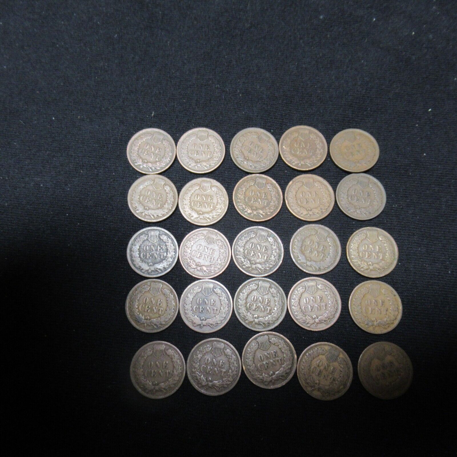 INDIAN HEAD CENT PENNY ROLL/LOT FROM INSOLVENT ROCK RIVER WY. BANK RLC