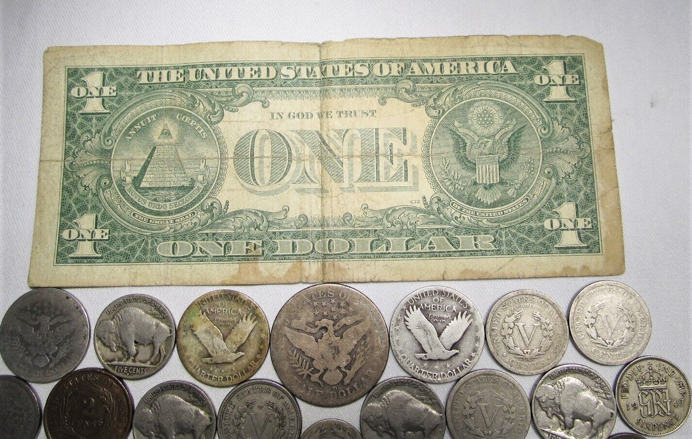 Old Vintage Horde US Coin & Silver Lot 1860’s - 1900’s Lot BCL3