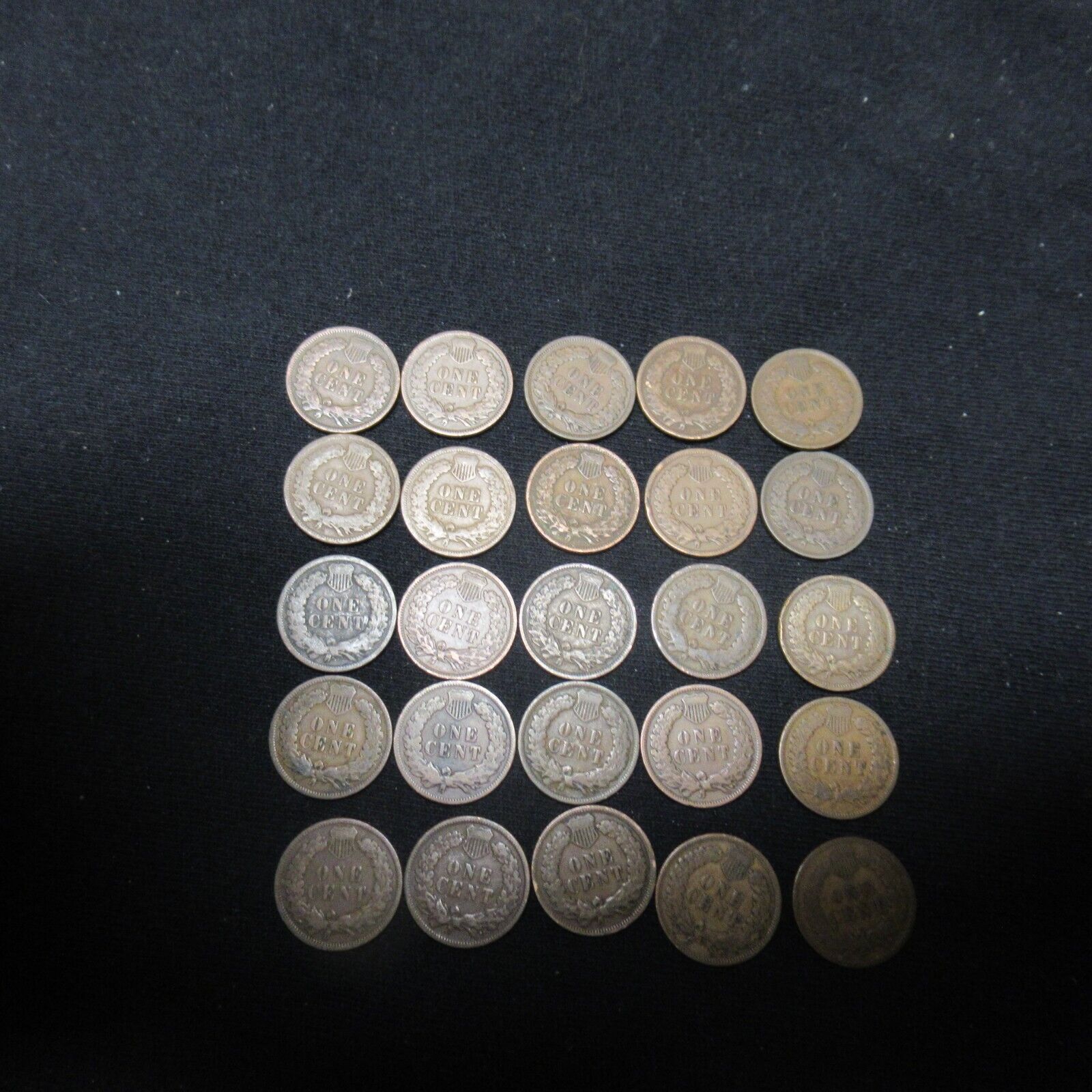 INDIAN HEAD CENT PENNY ROLL/LOT FROM INSOLVENT ROCK RIVER WY. BANK RLC