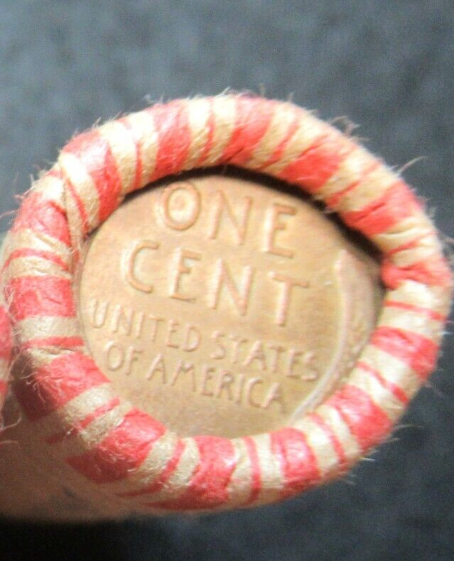 INDIAN HEAD AND WHEAT CENT PENNY ROLL  50 COIN LOT/ROLL ESTATE COIN COLLECTION