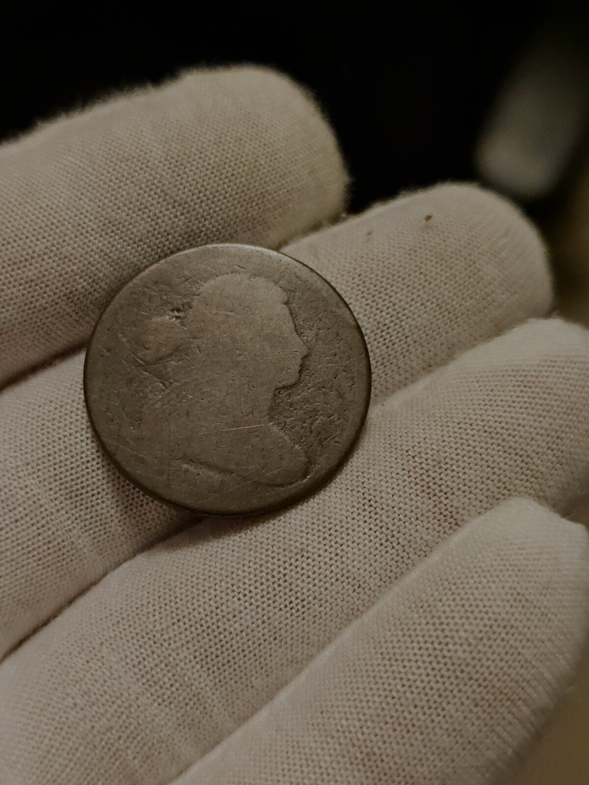 1800's No Date  Draped Bust Large Cent Well Circulated US Type Coin