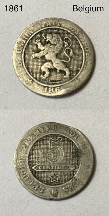Foreign World Coins-Lot of 12 Coins-(4) 1800s, (1) Silver, (3) AU