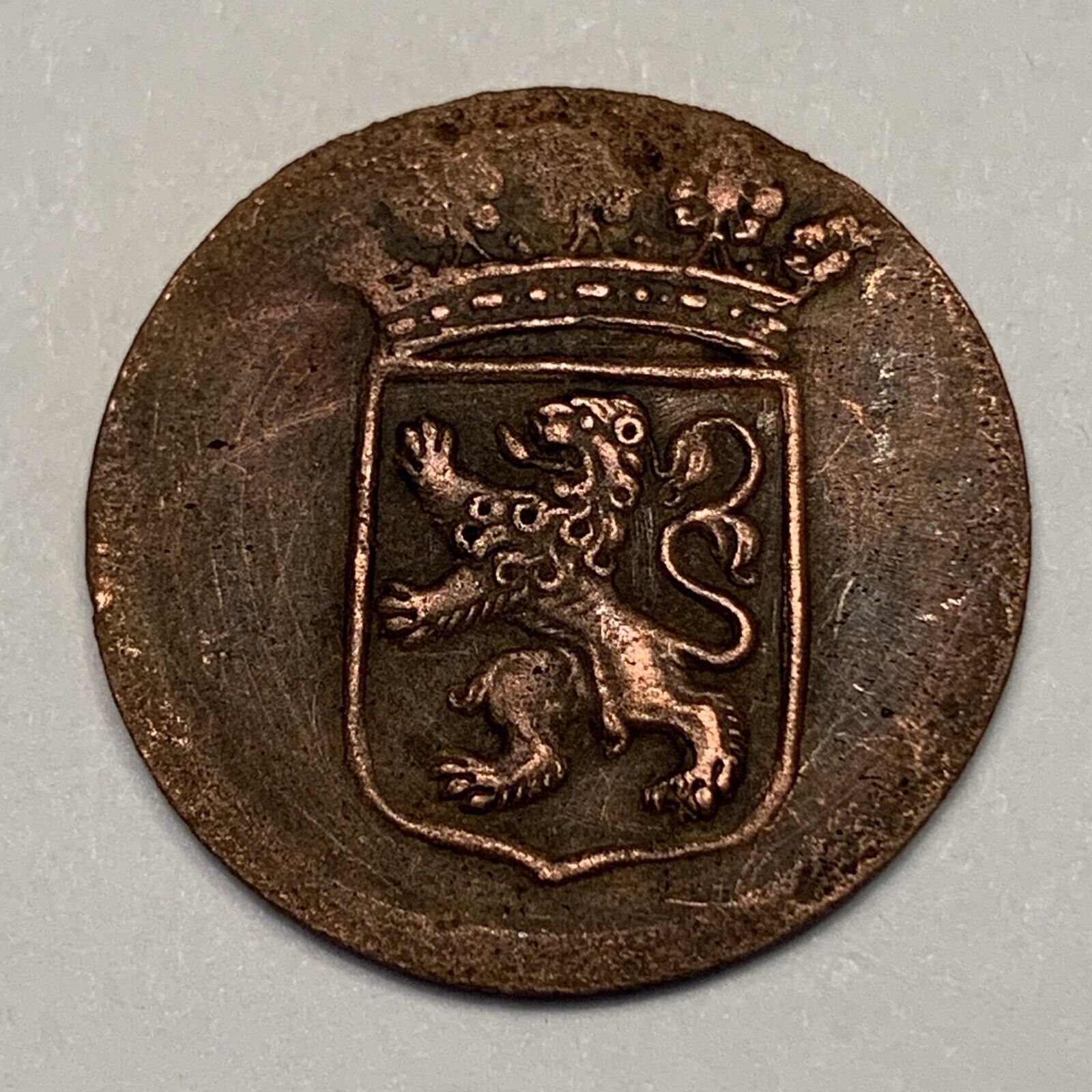 1700’s Coin - Netherlands East Indies Duit With Error