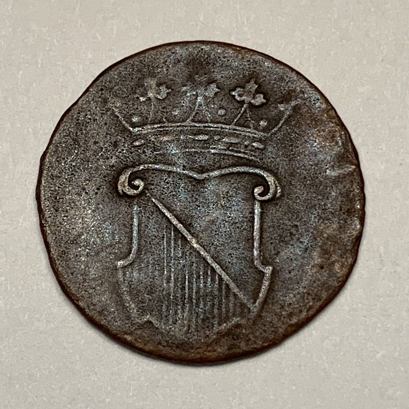1700’s Coin - Netherlands East Indies Half Duit  FREE SHIPPING