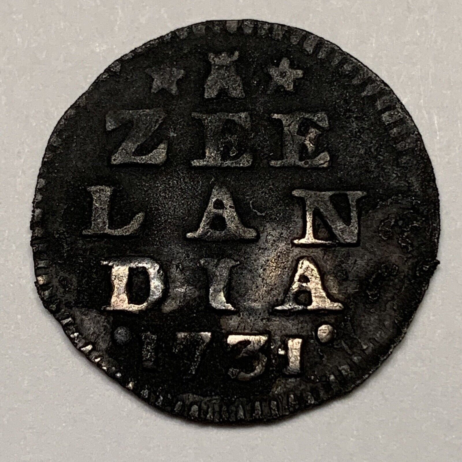 1700’s Silver Coin - Netherlands Zeeland 2 Stuivers
