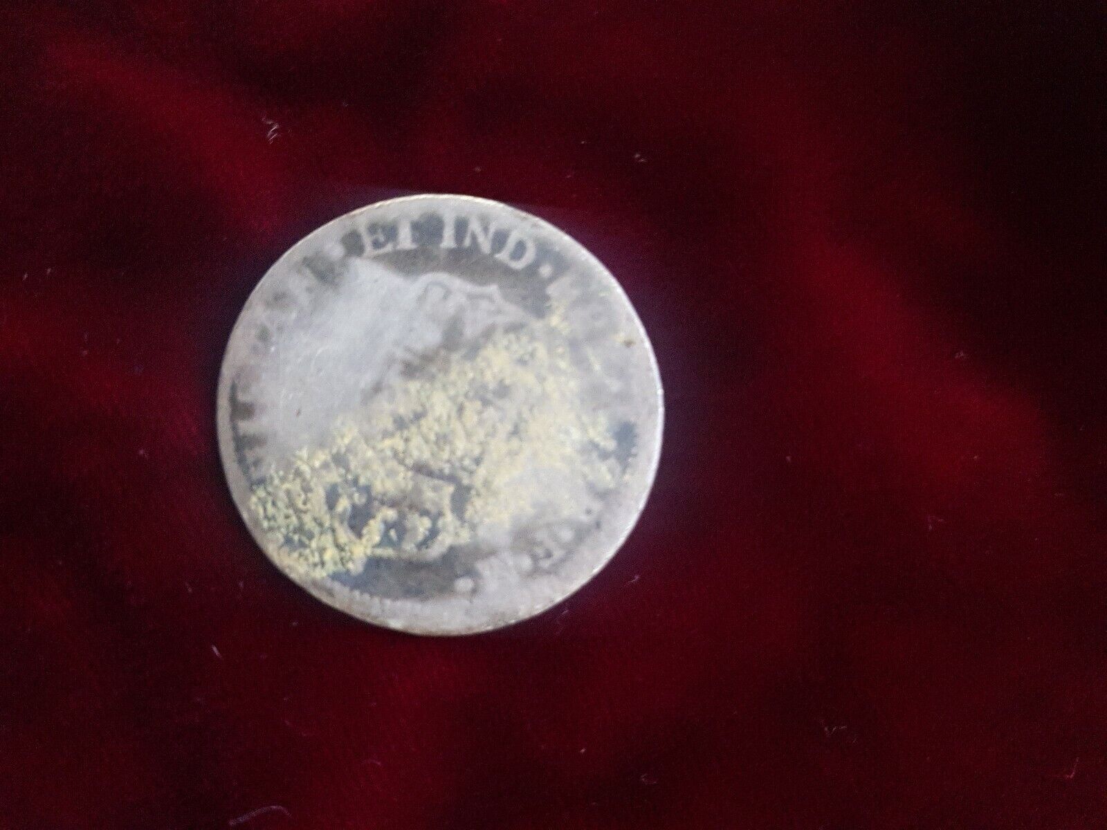 1790 off center Strike Spanish Bolivia Silver 2 Reales Error 1700's Pirate Coin