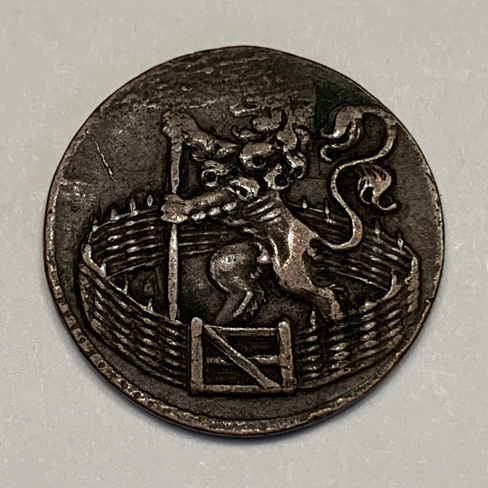 1700’s Coin - 1754 Zeeland Netherlands Duit