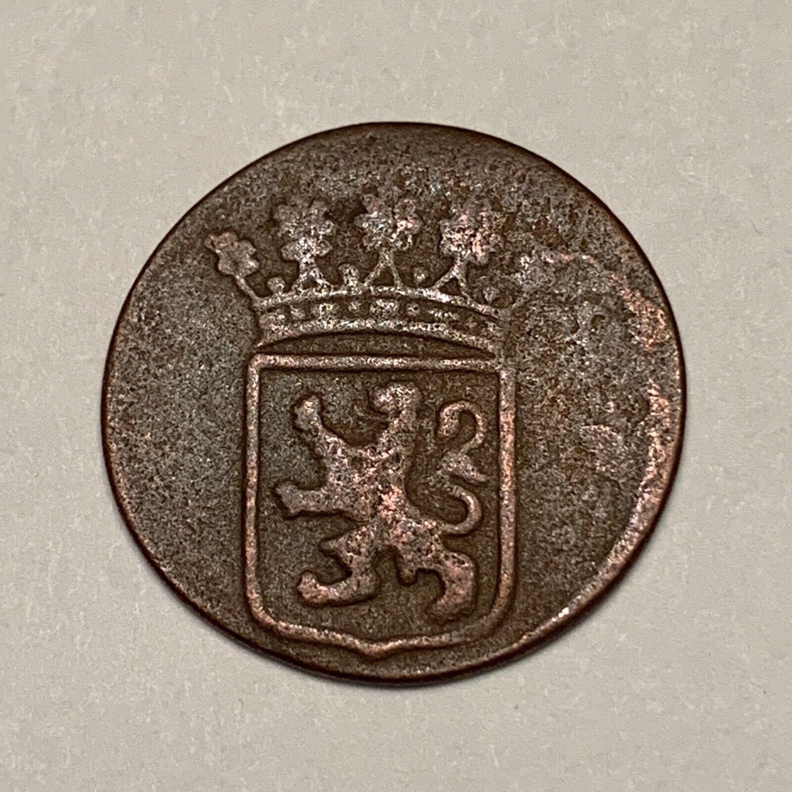 1700’s Coin - Netherlands East Indies Half Duit  FREE SHIPPING