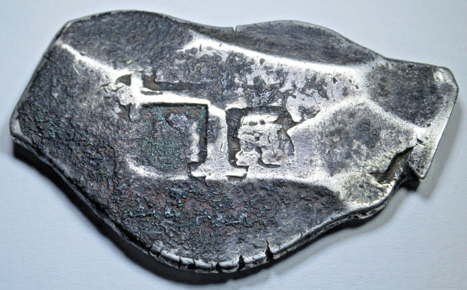 1714-33 Shipwreck Mexico Silver 8 Reales 1700's Spanish Colonial Pirate Cob Coin
