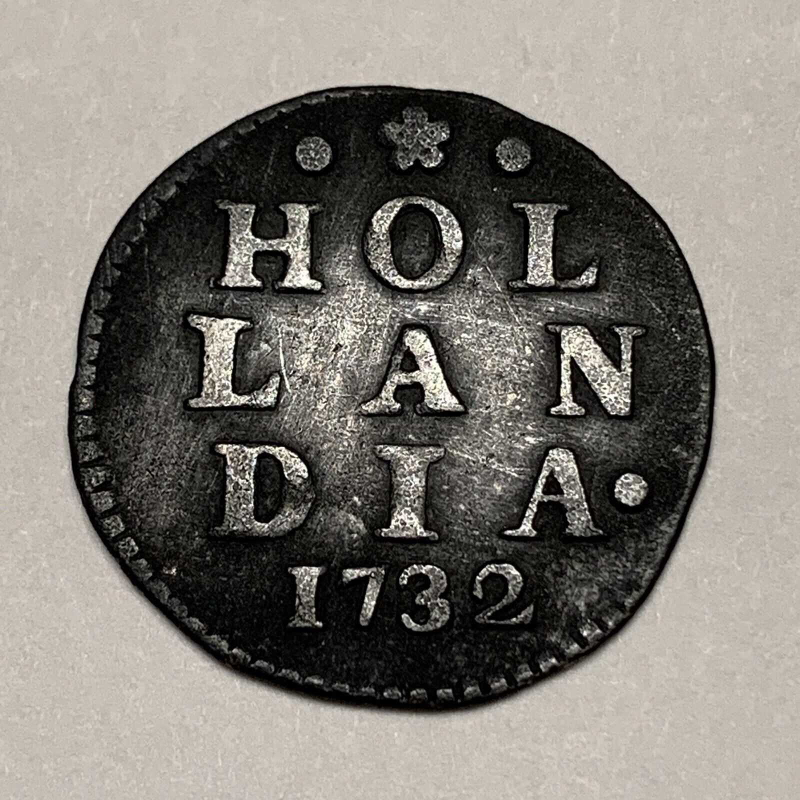 1700’s Silver Coin - Netherlands Holland 2 Stuivers