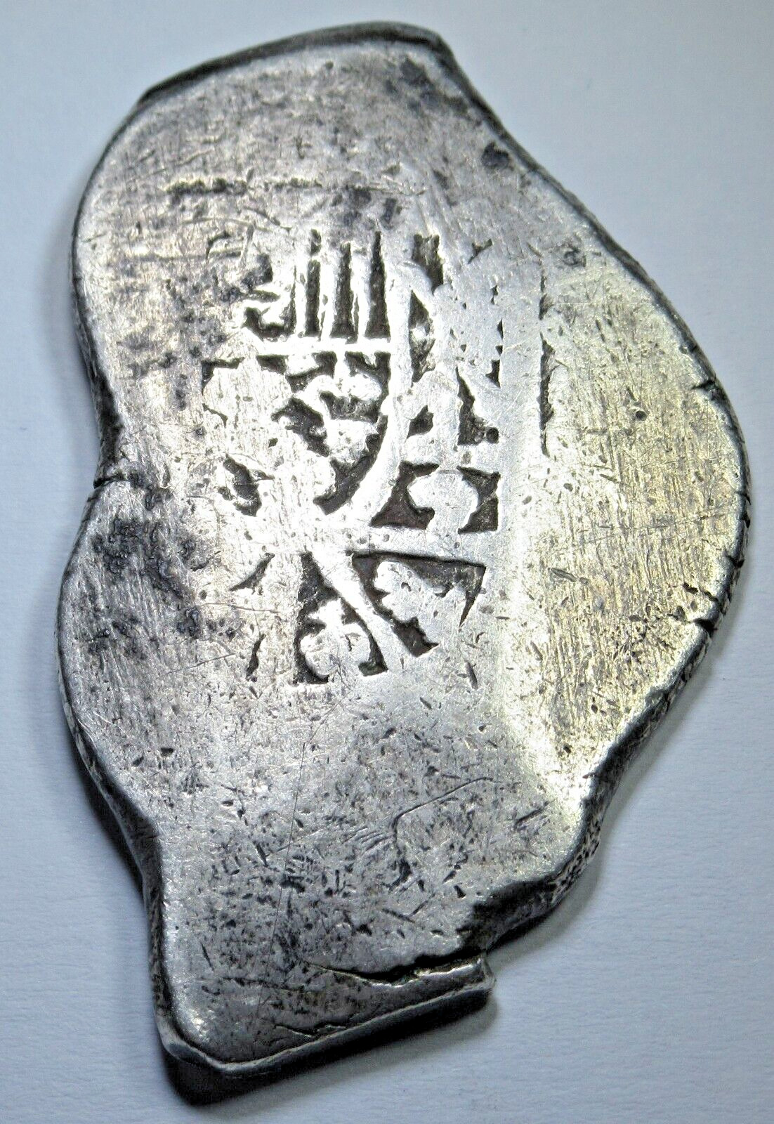 1714-33 Shipwreck Mexico Silver 8 Reales 1700's Spanish Colonial Pirate Cob Coin