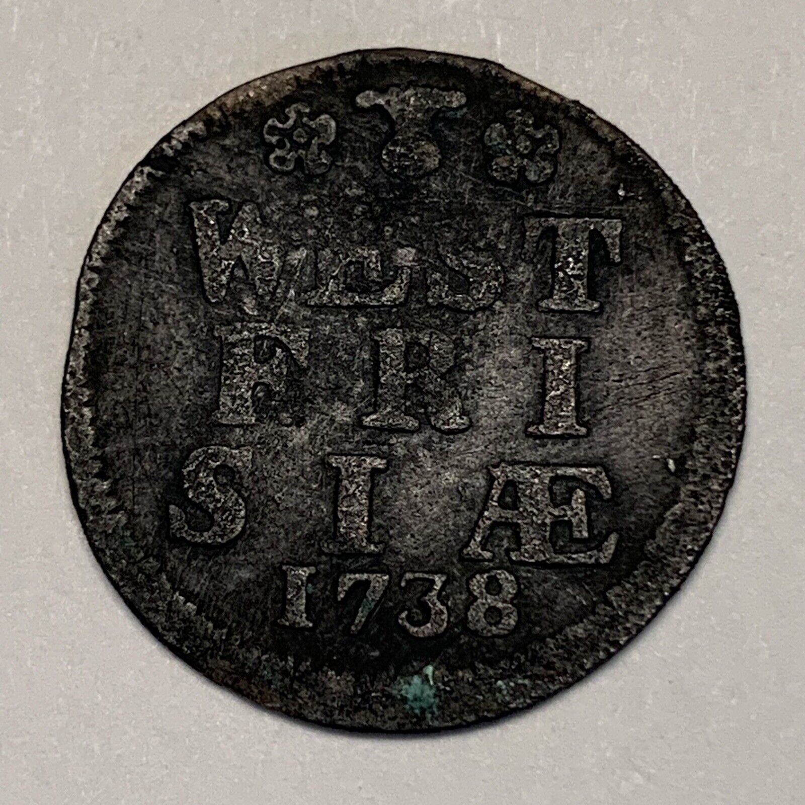 1700’s Silver Coin - Netherlands West Friesland 2 Stuivers