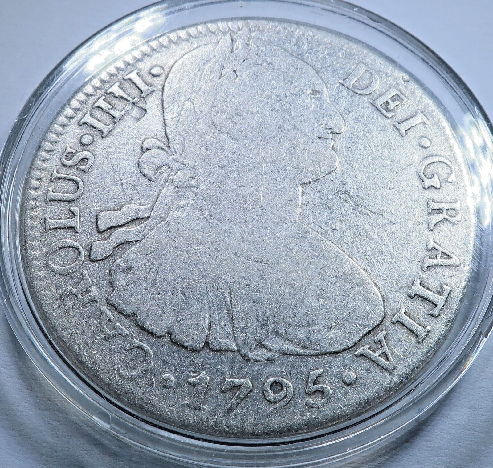 Spanish Colonial 1700's-1800's Silver 1/2 1 2 8 Reales Genuine Coin Set With COA