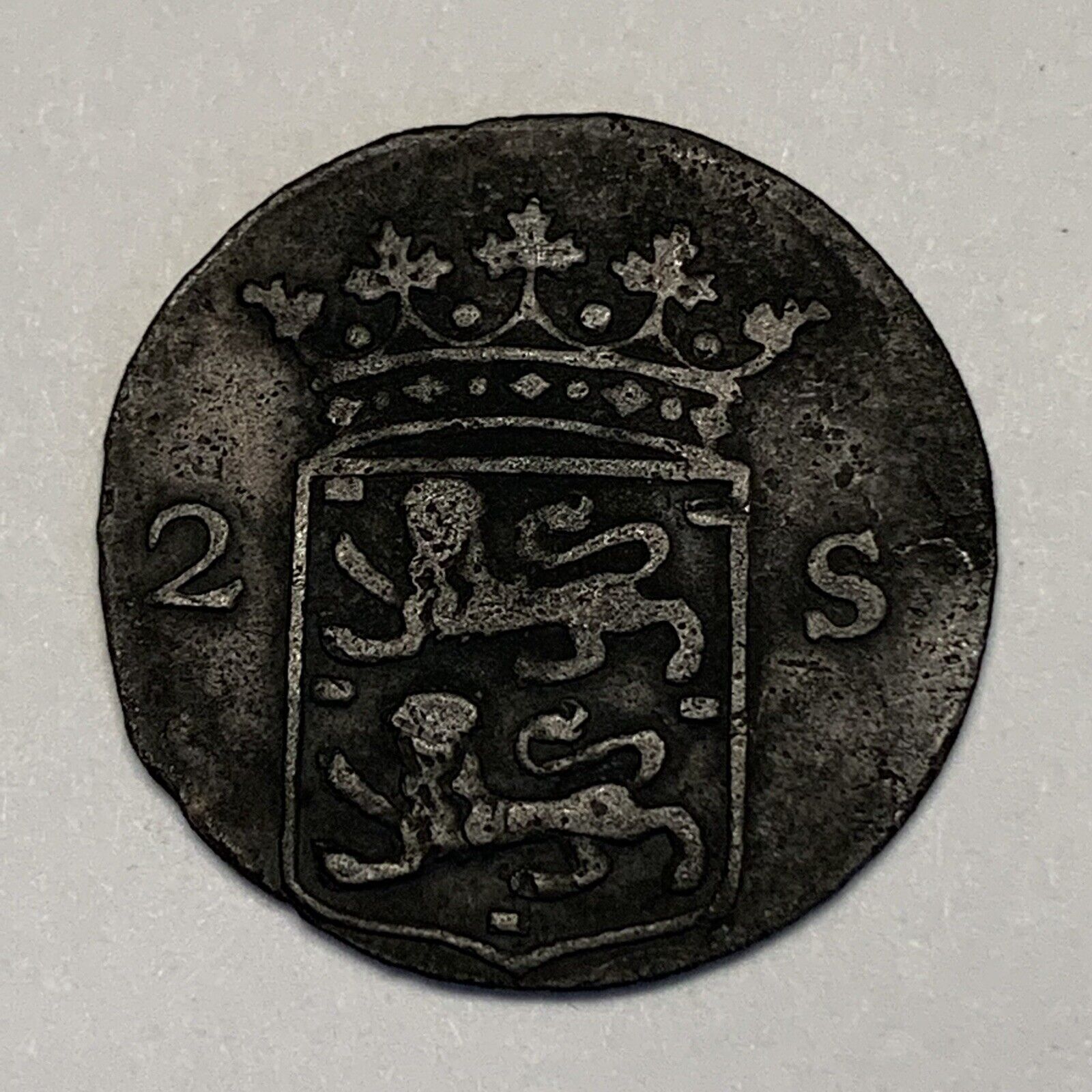 1700’s Silver Coin - Netherlands West Friesland 2 Stuivers