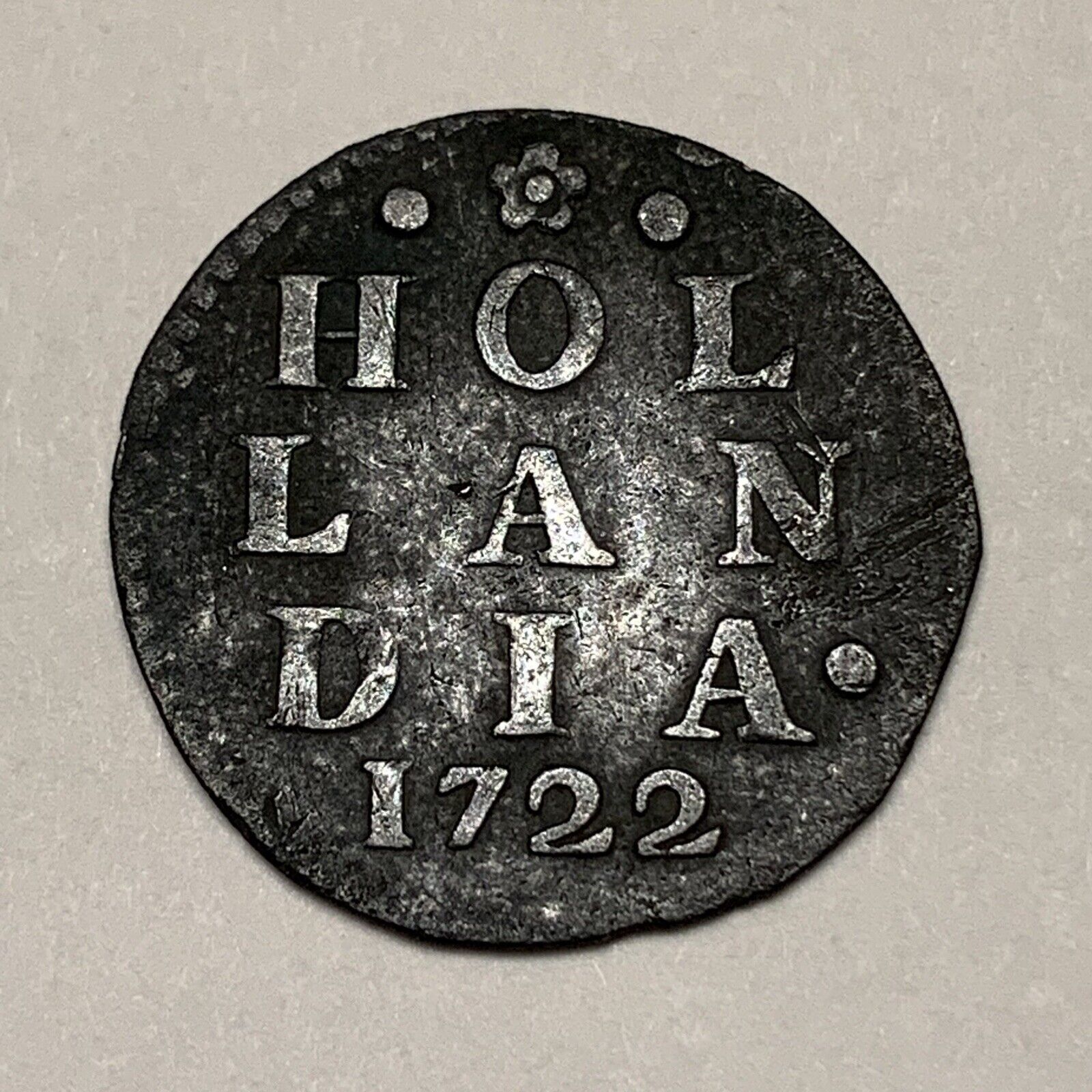 1700’s Silver Coin - Netherlands Holland 2 Stuivers