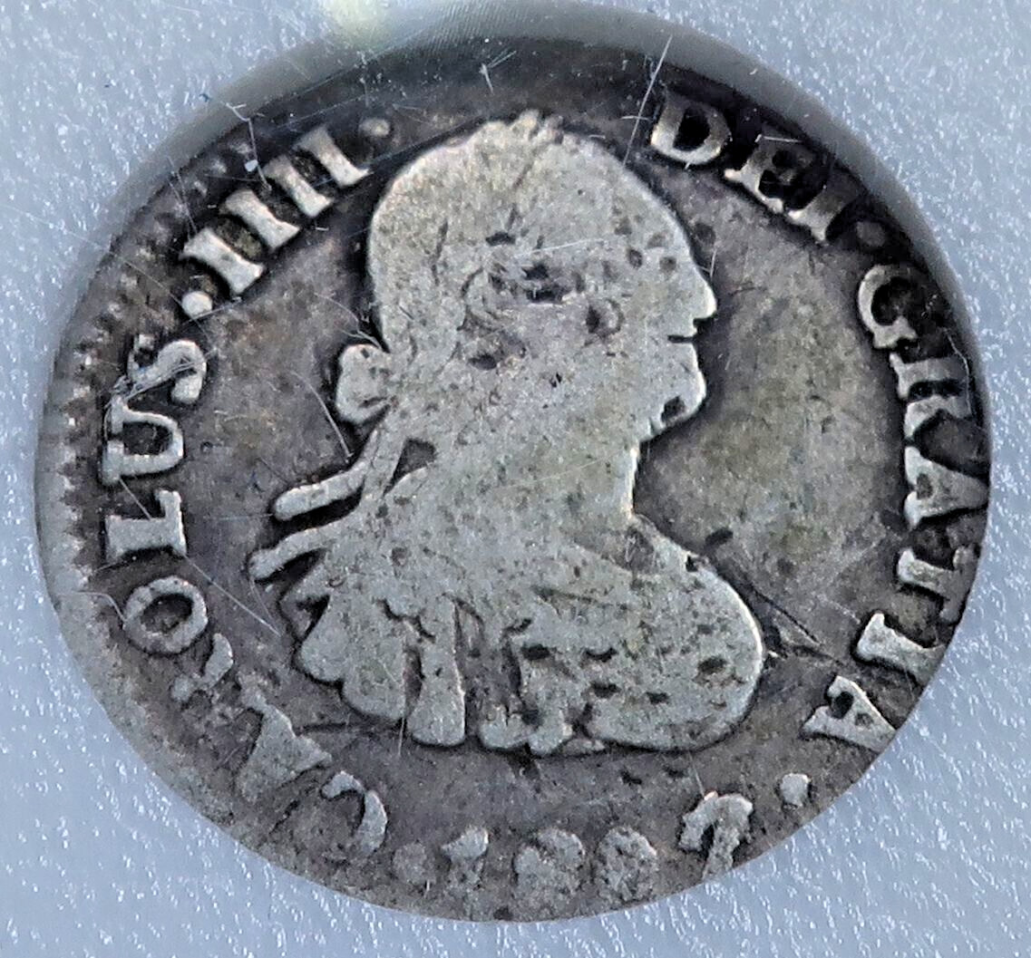 Spanish Colonial 1700's-1800's Silver 1/2 1 2 8 Reales Genuine Coin Set With COA
