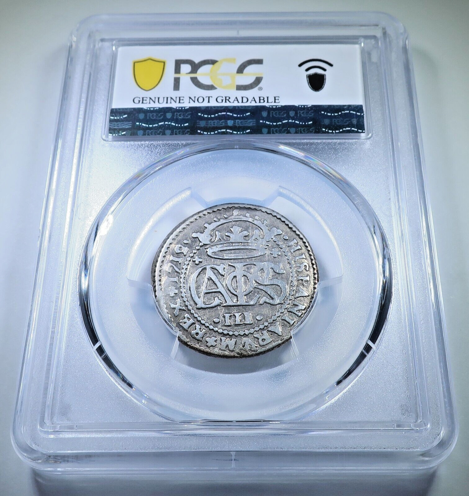 PCGS XF 1712 Spanish Silver 2 Reales Genuine 1700s Colonial Pirate Treasure Coin