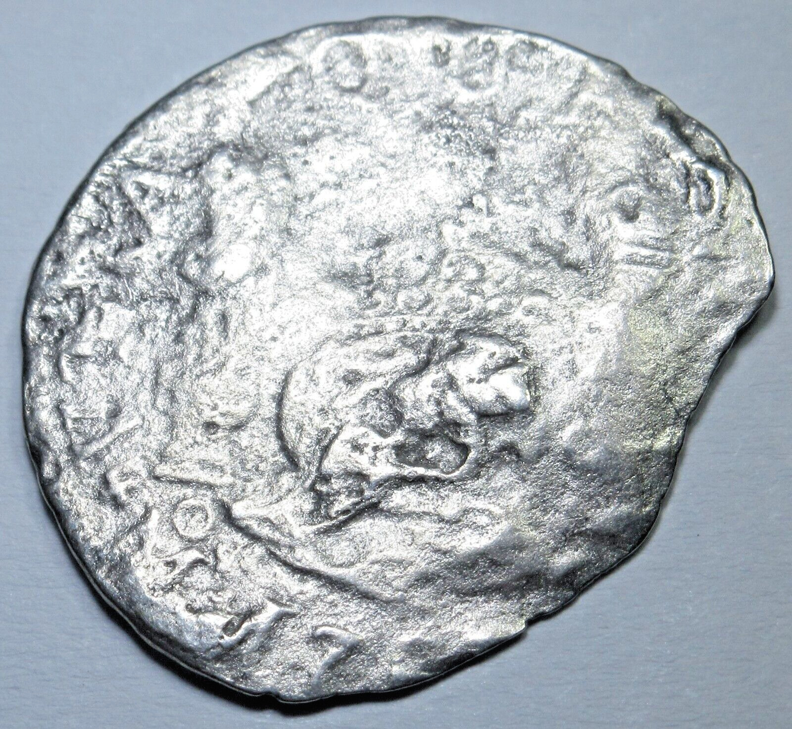 1700's El Cazador Shipwreck Spanish Silver 2 Reales Genuine Antique Pirate Coin