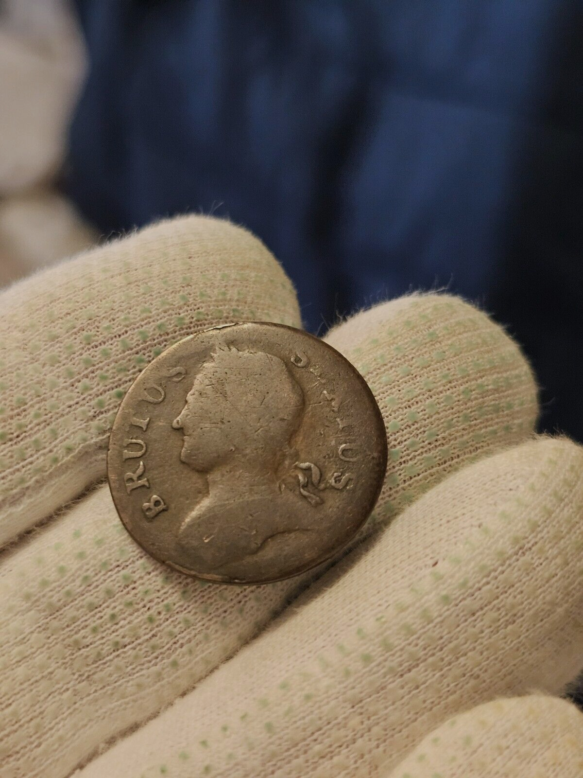 1700's Evasion Half Penny BRUTUS SEXTUS  Old British Colonial Coin