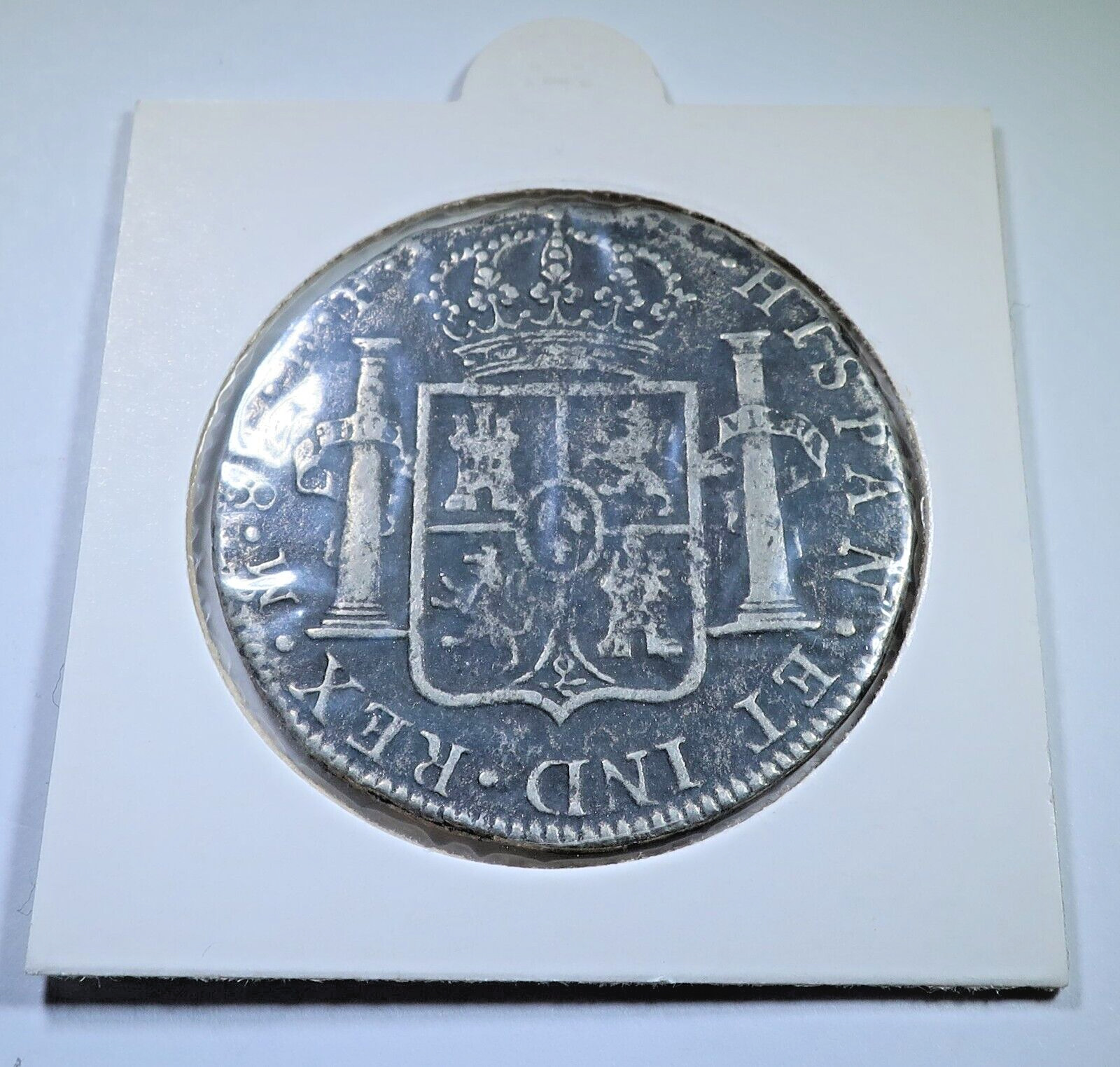 1700's El Cazador Shipwreck Spanish Mexico Silver 8 Reales Pirate Coin With COA
