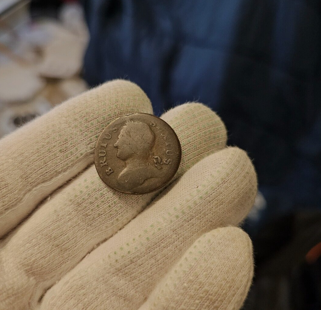 1700's Evasion Half Penny BRUTUS SEXTUS  Old British Colonial Coin