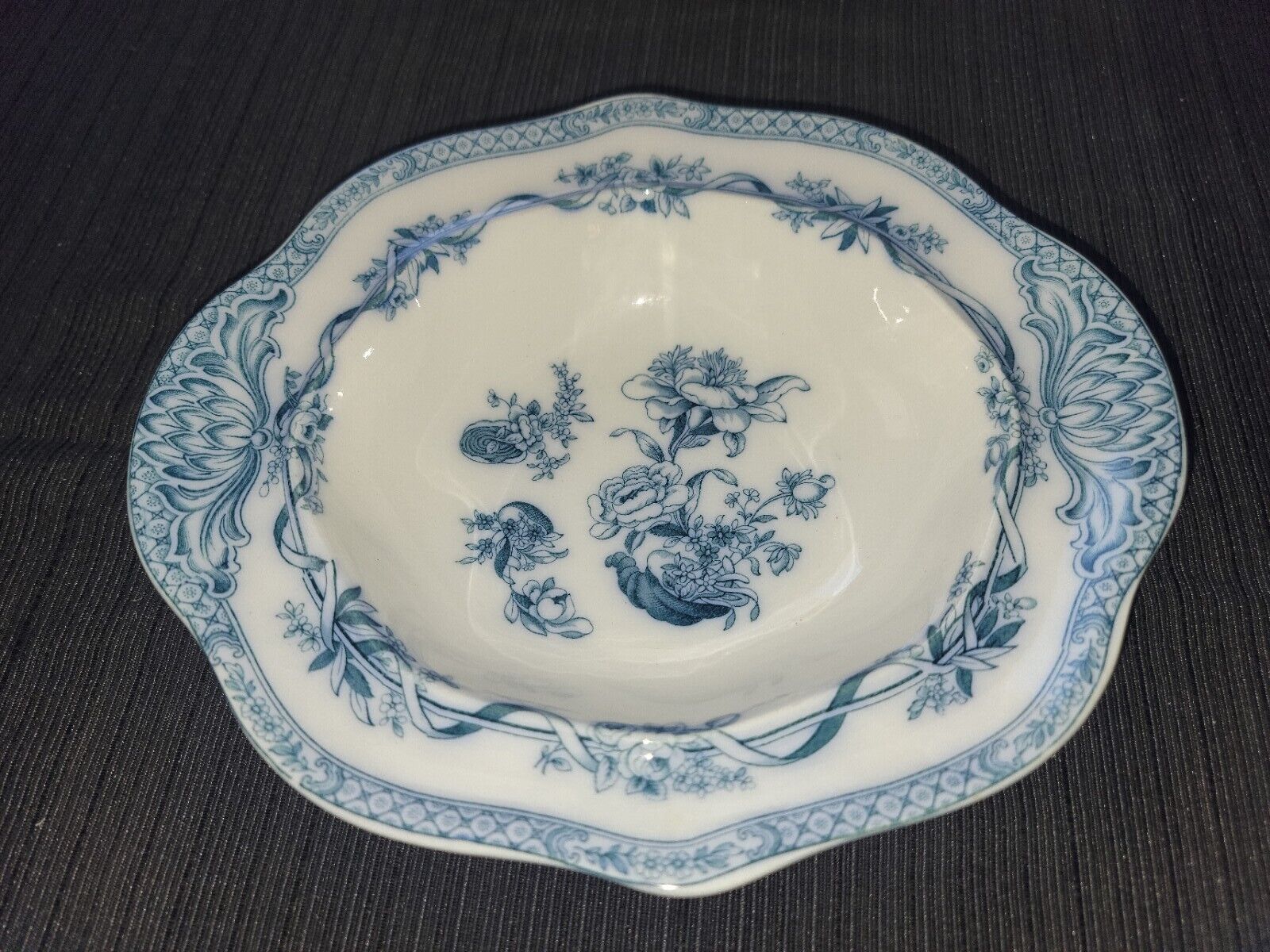 Johnson Bros. Flow Blue Tokio Vegetable Dish From The 1800's