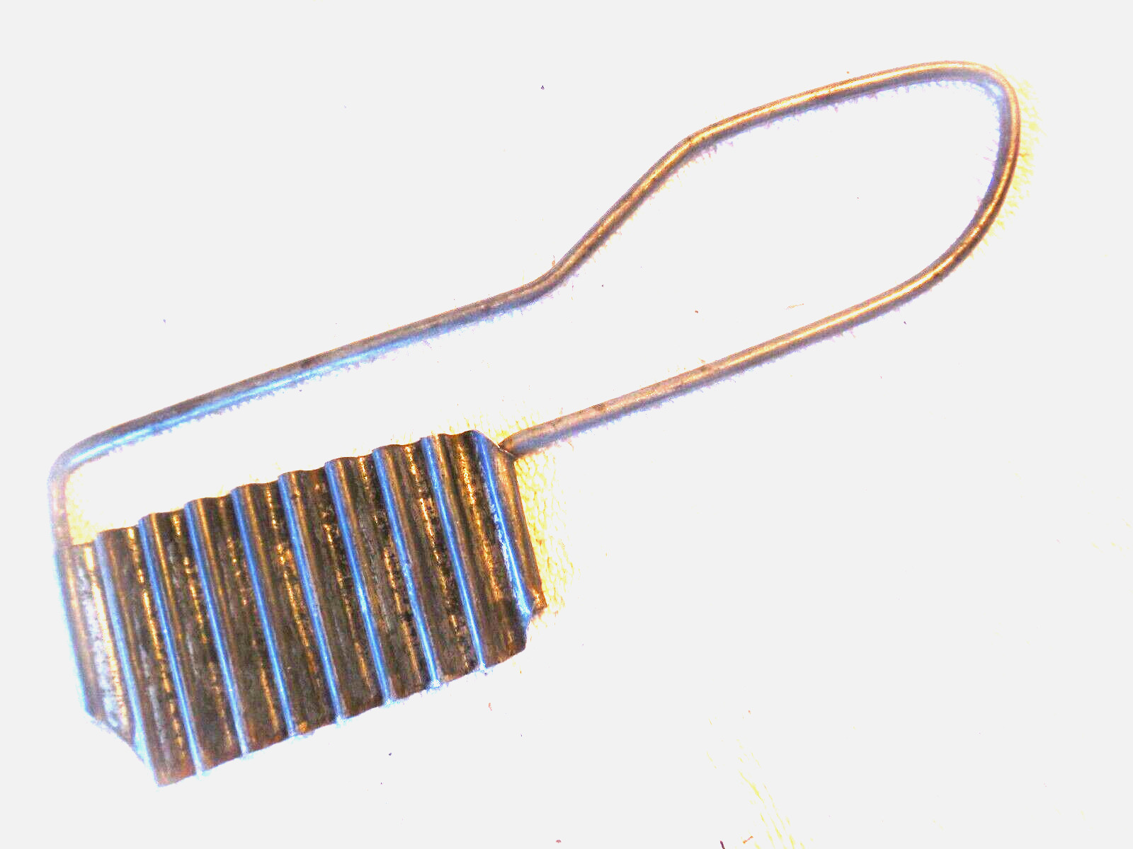 Old tin & wire kitchen fancy food design zig-zag cutter circa early 1900's