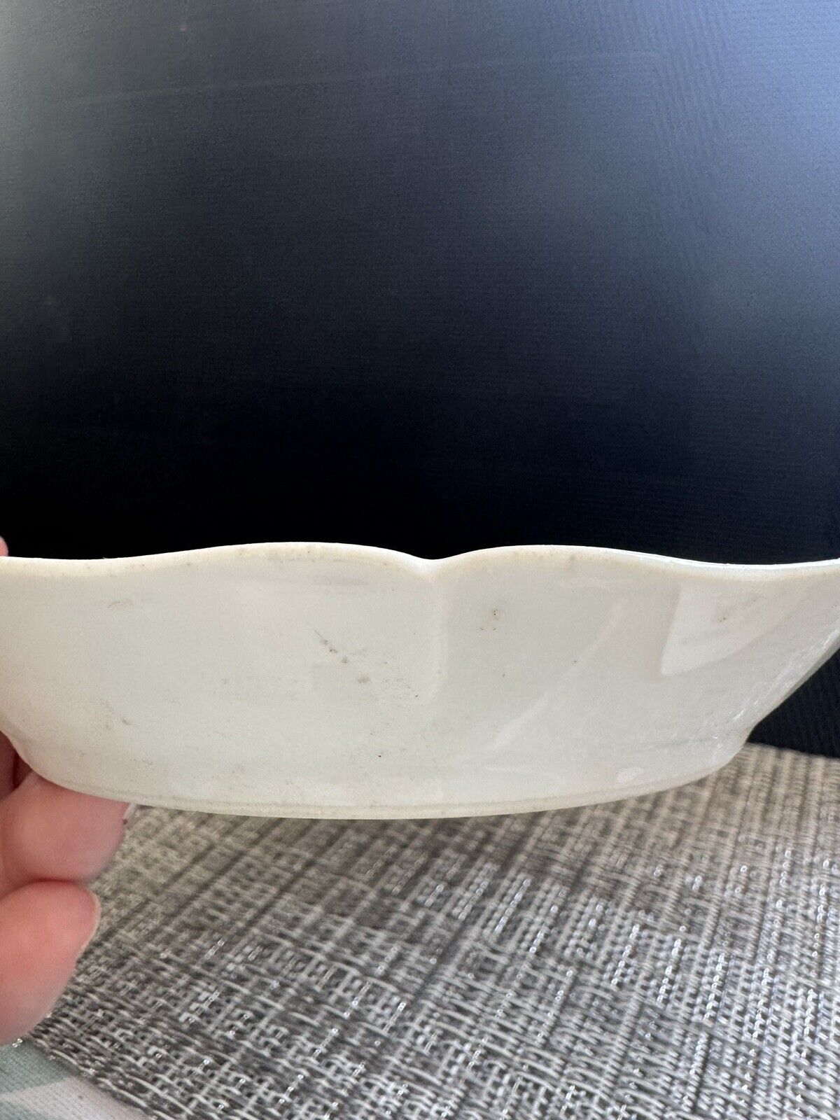 Haviland Limoges H&C Depose 5 1/2” Dish/Bowl Hand painted Early 1900s. Lily Gold