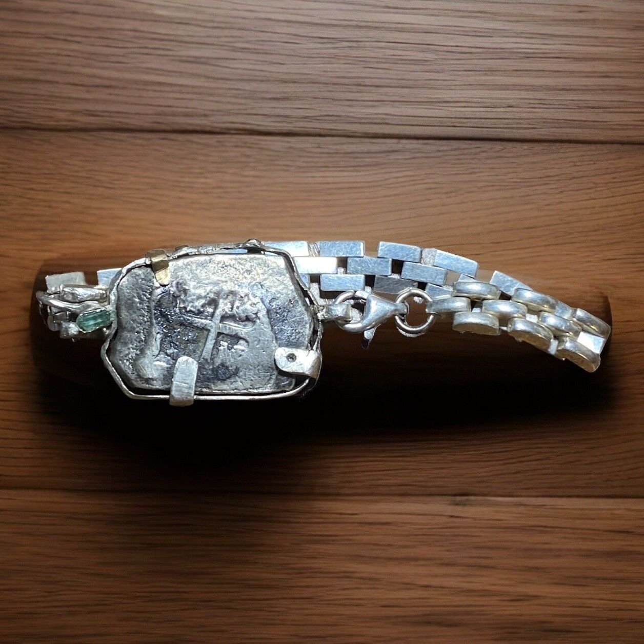 Authentic Vliegenthart Shipwreck Spanish 8-Real Silver Cob Coin in Bezel w/ COA