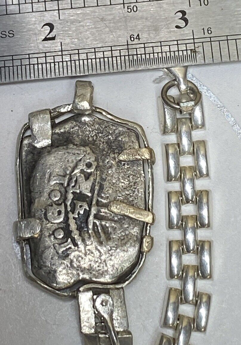 Authentic Vliegenthart Shipwreck Spanish 8-Real Silver Cob Coin in Bezel w/ COA