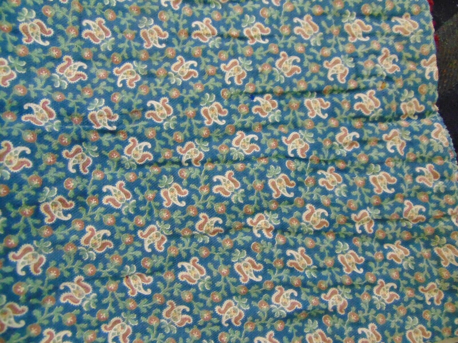 1900s Quilt-SHADOWS Pattern-49x69-Dark Wool Stripes/Diamonds-UNUSUAL-CUTTER-SALE