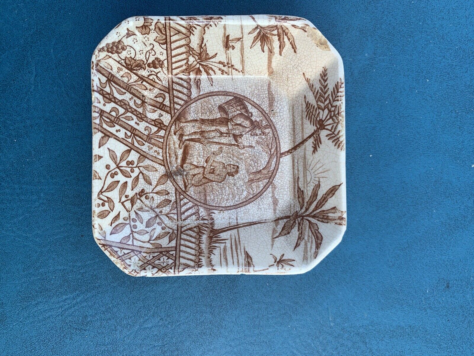 Super Rare Late Mayers Dish J. G. Crusoe Pattern From Mid 1800’s