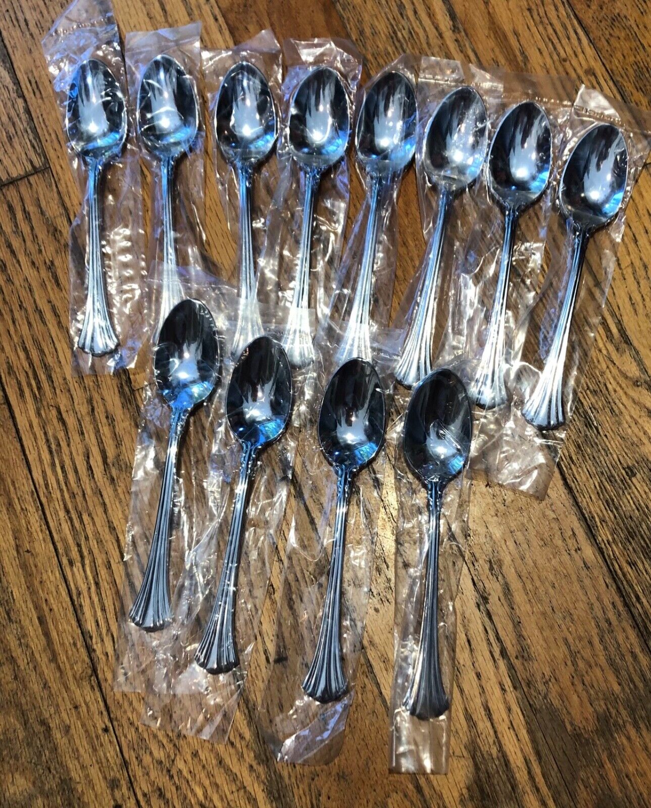 Set of 12 NEW Reed & Barton Stainless 1800 Teaspoons