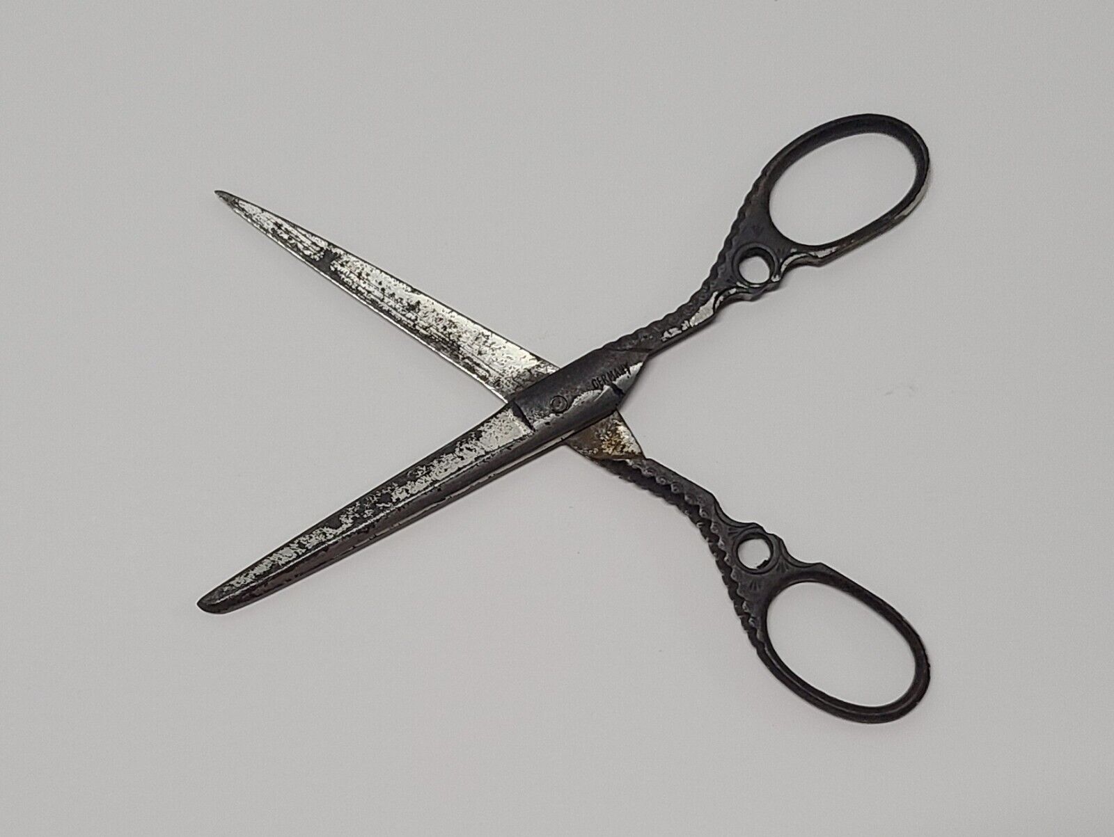 Solingen 1900's Cutlery Co Scissors Gothic Style Made In Germany Pivot Vintage