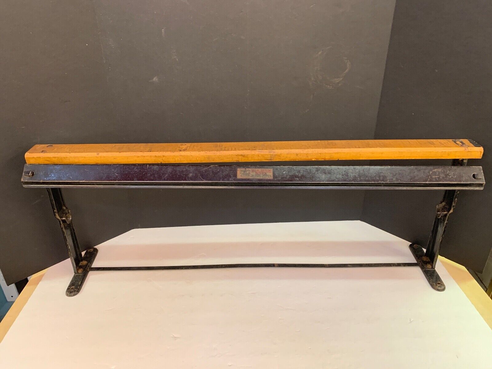 1900s Vintage 34' General Store Butcher Wrapping BULMAN SPRING Paper Cutter Roll