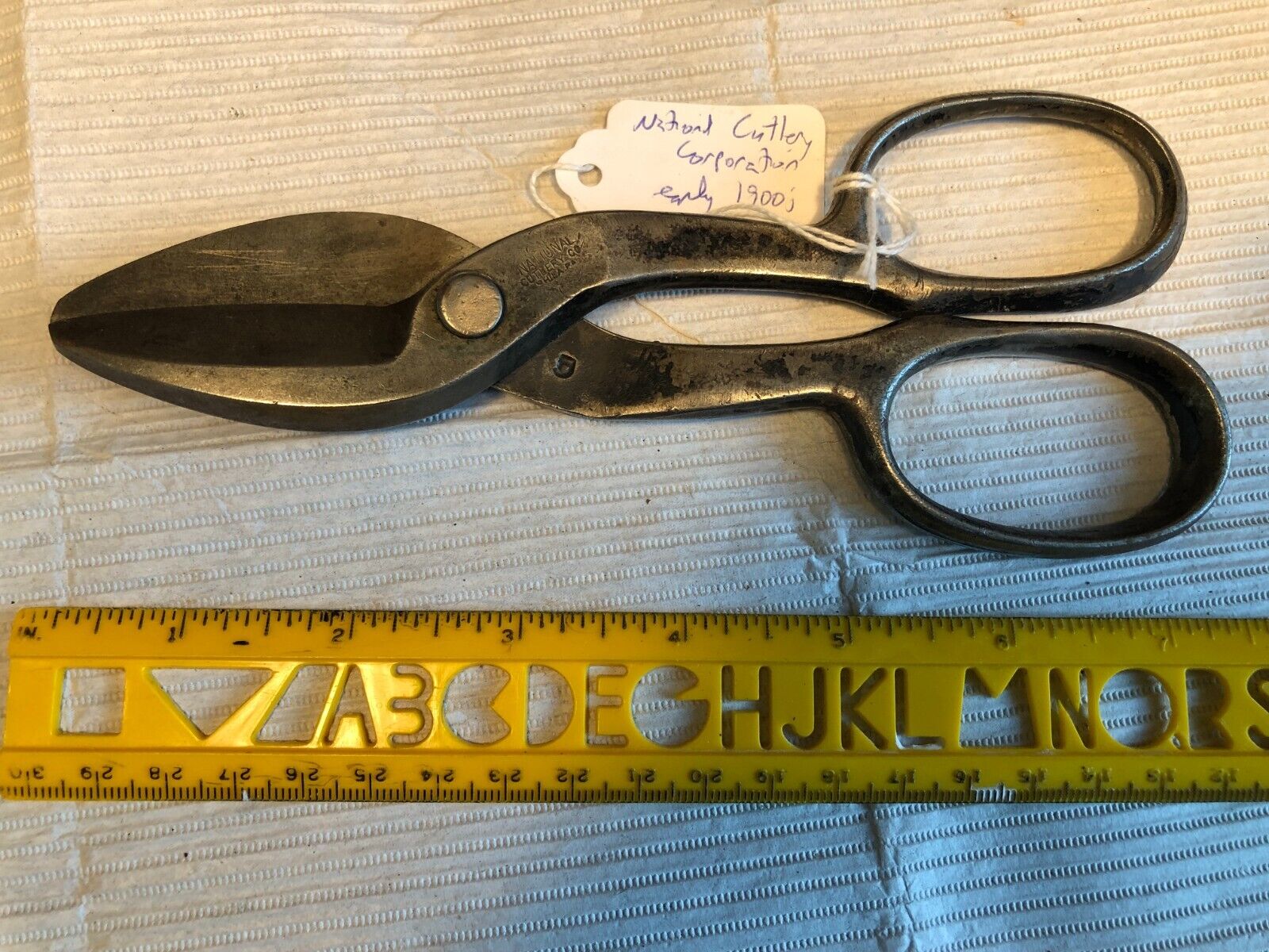 Vintage National Cutlery Co. Fabric scissors - early 1900s
