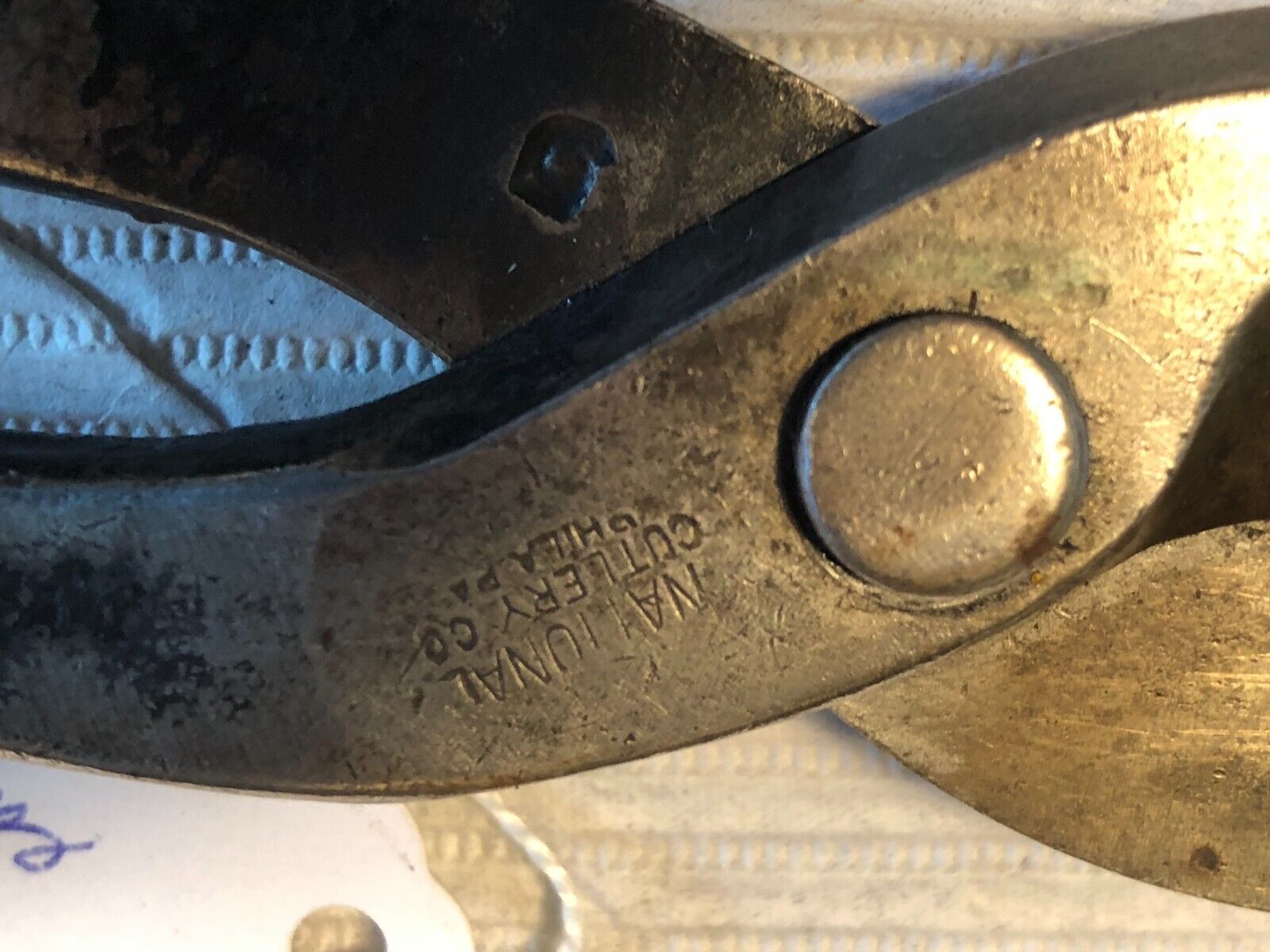 Vintage National Cutlery Co. Fabric scissors - early 1900s