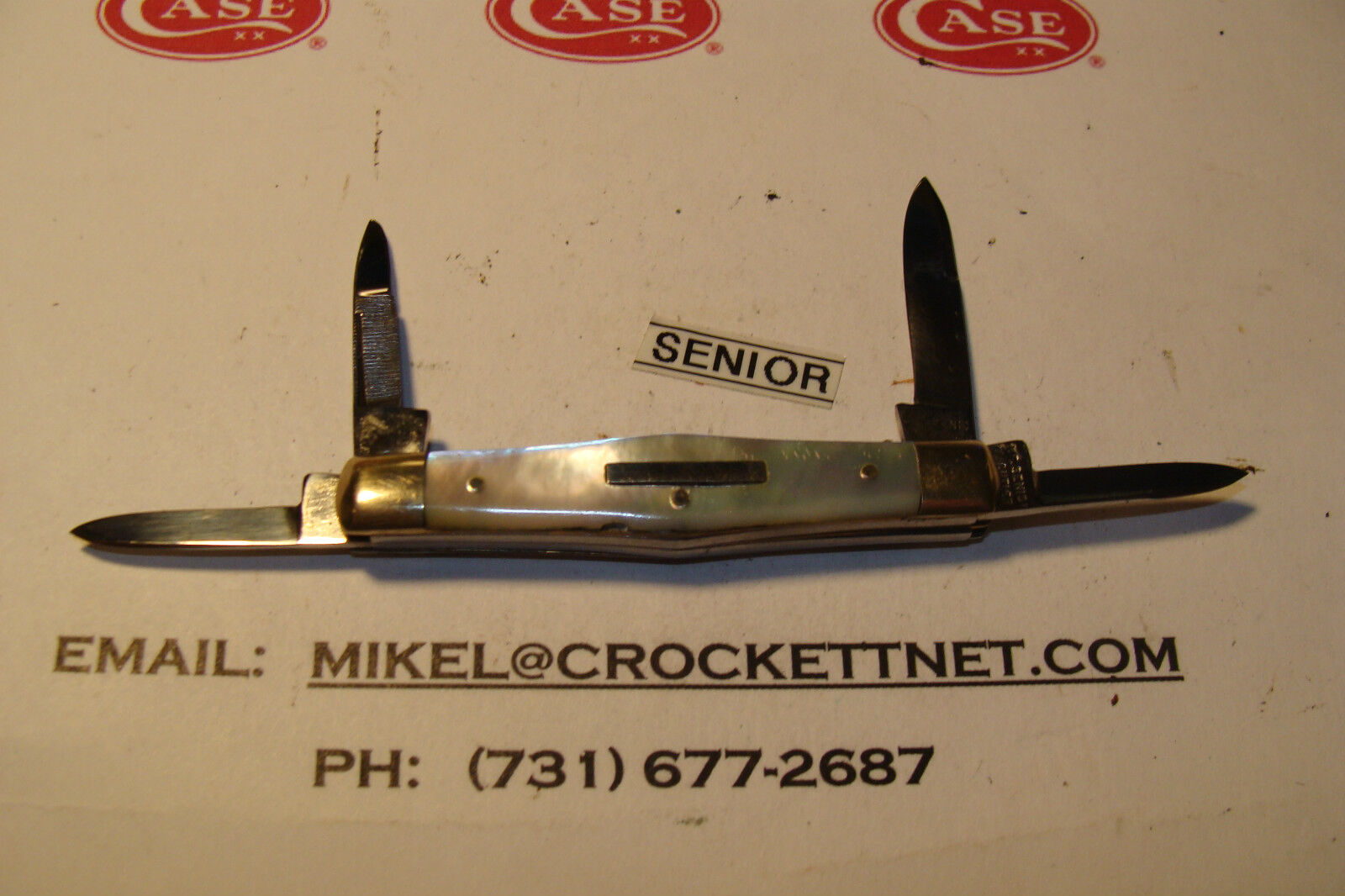 ANTIQUE--J.F. SENIOR--XX CUTLERY SHEFFIELD ENGLAND--PEARL SENATOR