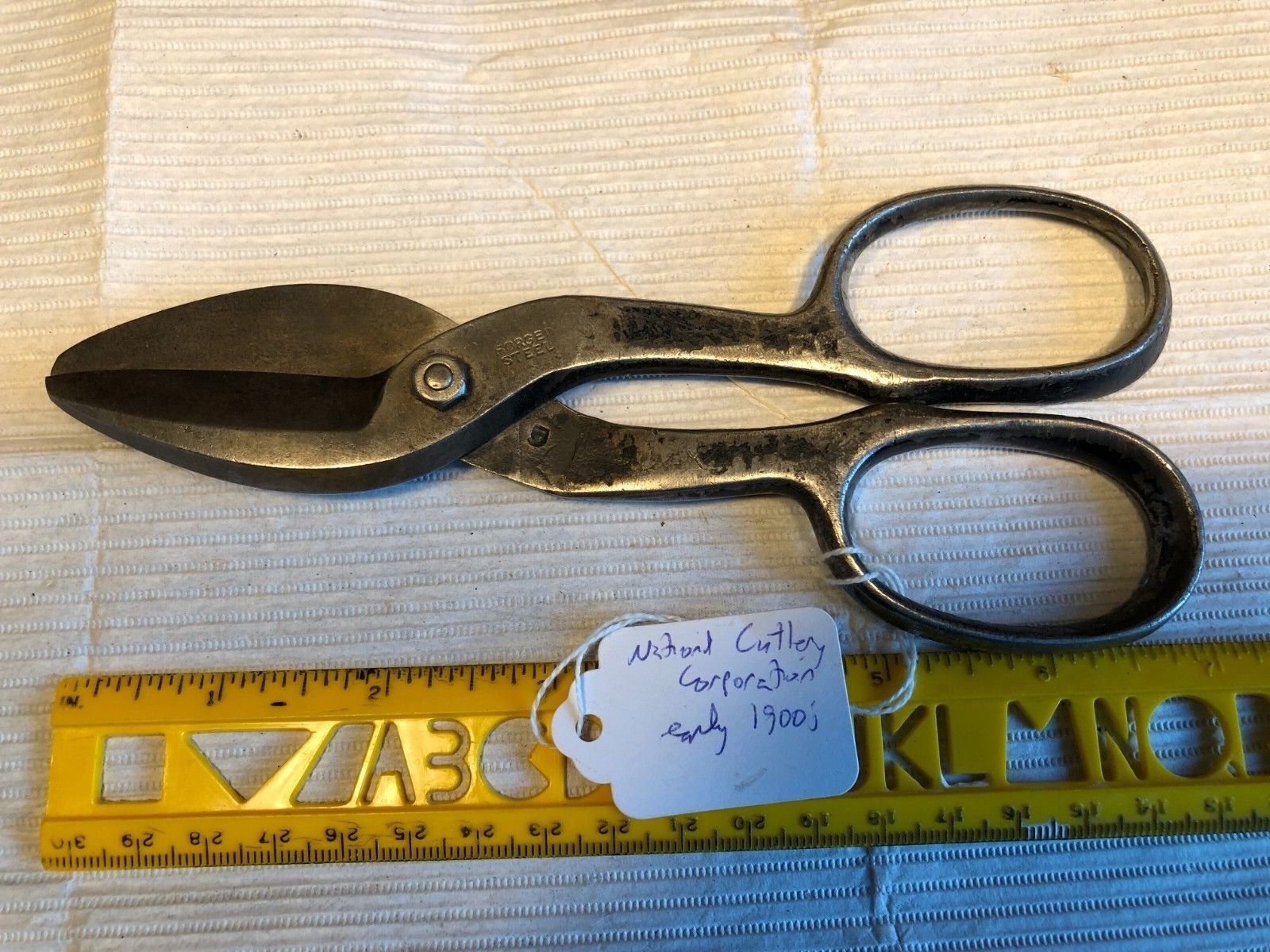 Vintage National Cutlery Co. Fabric scissors - early 1900s